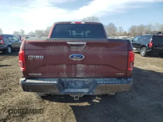 2015 Ford F-150 XLT with VIN 1FTEW1EF5FKD43164, listed as a Copart auction lot 48677185 with 90,823 mi miles and Salvage Title. Bid and sale history available at carsss.com. Image 6.