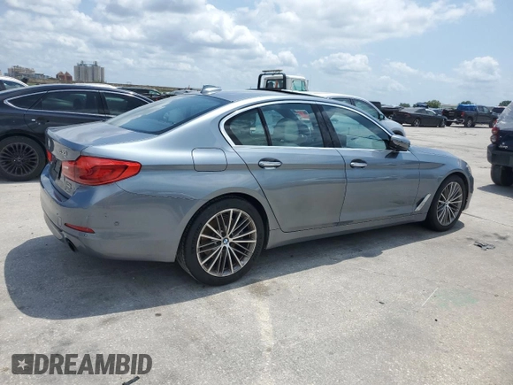 2017 BMW 5 Series 530i with VIN WBAJA5C33HG896248, listed as a Copart auction lot 54623895 with Not provided miles and Salvage title. Bid and sale history available at DreamBid. Image 3.
