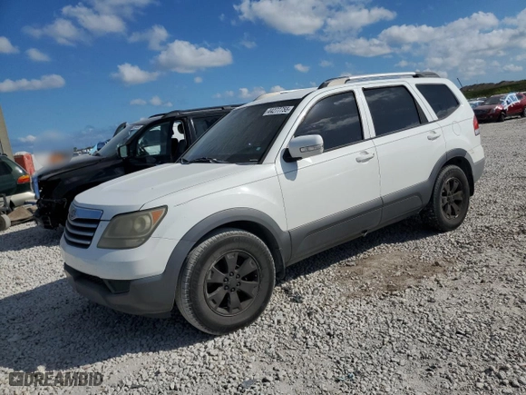 2009 Kia Borrego EX with VIN KNDJJ741795030805, listed as a Copart auction lot 44277755 with 188,518 mi miles and Clean Title. Bid and sale history available at carsss.com. Image 1.