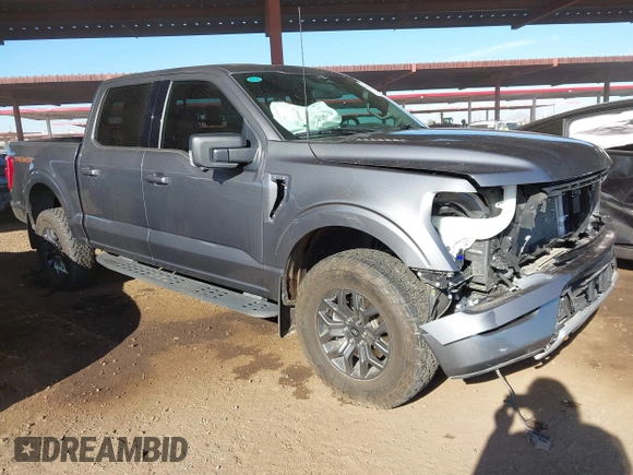 2023 Ford F-150 XL with VIN 1FTEW1E88PFB25702, listed as a IAAI auction lot 41232969 with 20,400 mi miles. Bid and sale history available at carsss.com. Image 1.