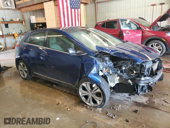 2013 Hyundai Elantra with VIN KMHD35LE0DU047861, listed as a Copart auction lot 59015785 with 55,733 mi miles and Salvage title. Bid and sale history available at DreamBid. Image 4.