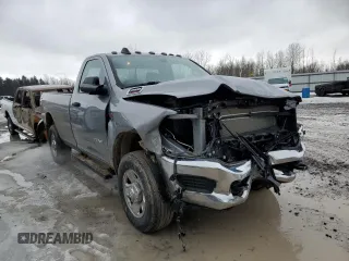 2021 Ram 2500 Tradesman with VIN 3C6MR5AJ0MG558726, listed as a Copart auction lot 46587075 with 35,422 mi miles and Salvage Title. Bid and sale history available at carsss.com. Image 4.