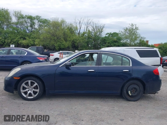 2006 Infiniti G35 with VIN JNKCV51F86M617631, listed as a IAAI auction lot 42204725 with Not Provided miles and . Bid and sale history available at DreamBid. Image 14.