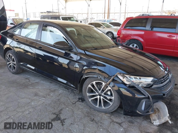 2024 Volkswagen Jetta Sport с VIN 3VWAM7BU2RM008822, выставлен на аукционе IAAI как лот 42258345 с пробегом 41 165 миль миль и . История ставок и продаж доступна на DreamBid. Изображение 1.