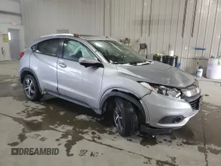 2022 Honda HR-V EX-L with VIN 3CZRU6H72NM719622, listed as a Copart auction lot 86603854 with 37,368 mi miles and Salvage Title. Bid and sale history available at carsss.com. Image 4.