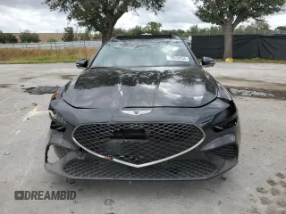 2023 Genesis G70 3.3T with VIN KMTG54TE9PU123542, listed as a Copart auction lot 78830254 with 23,782 mi miles and Salvage Title. Bid and sale history available at carsss.com. Image 5.