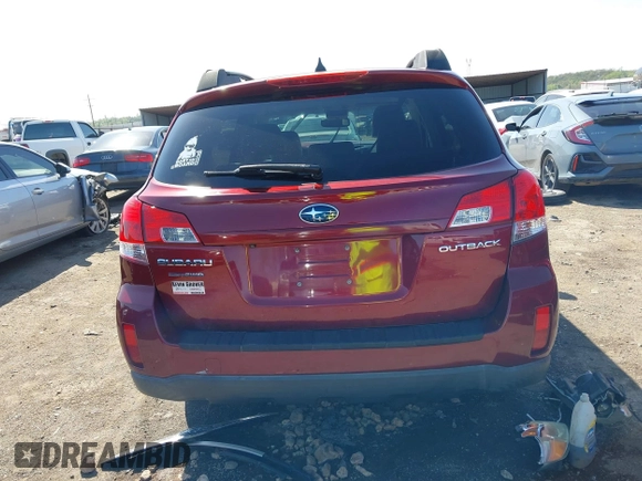 2011 Subaru Outback 2.5i Limited Pwr Moon with VIN 4S4BRCKCXB3432647, listed as a IAAI auction lot 42006232 with 167,235 mi miles. Bid and sale history available at carsss.com. Image 16.