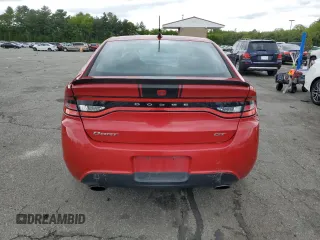 2014 Dodge Dart GT with VIN 1C3CDFEB0ED918902, listed as a Copart auction lot 58052415 with 62,167 mi miles and Salvage title. Bid and sale history available at DreamBid. Image 6.