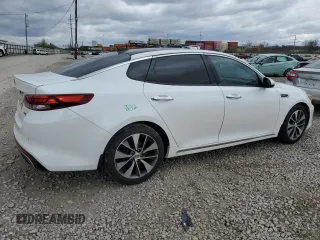 2016 Kia Optima SXL Turbo with VIN 5XXGV4L20GG037840, listed as a Copart auction lot 52806045 with 117,414 mi miles and Salvage title. Bid and sale history available at DreamBid. Image 3.