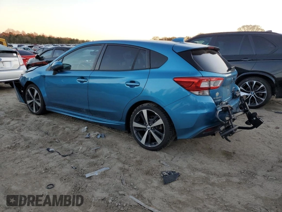 2017 Subaru Impreza Special Sports with VIN 4S3GTAK69H1716298, listed as a Copart auction lot 83659524 with 95,824 mi miles and Salvage title. Bid and sale history available at DreamBid. Image 2.