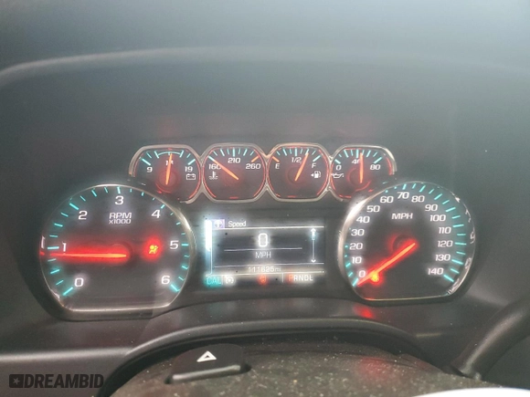 2018 Chevrolet Silverado 1500 LT with VIN 1GCVKREH1JZ382359, listed as a Copart auction lot 85260914 with 111,625 mi miles and Salvage Title. Bid and sale history available at carsss.com. Image 9.