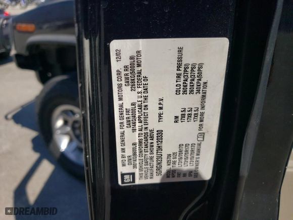 2003 Hummer H2 with VIN 5GRGN23U73H120330, listed as a Copart auction lot 69191714 with 0 mi miles and Clean Title. Bid and sale history available at carsss.com. Image 12.