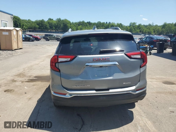 2024 GMC Terrain SLT with VIN 3GKALVEG0RL287777, listed as a Copart auction lot 62133405 with 27,212 mi miles and Clean title. Bid and sale history available at DreamBid. Image 6.