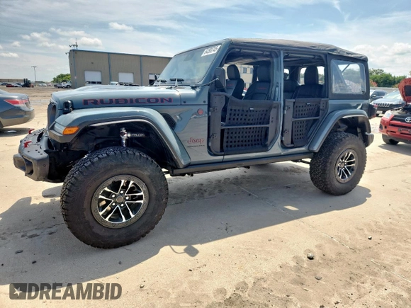 2024 Jeep Wrangler Rubicon X with VIN 1C4RJXFGXRW247781, listed as a Copart auction lot 64393745 with 2,661 mi miles and Salvage title. Bid and sale history available at DreamBid. Image 1.