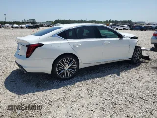 2021 Cadillac CT5 Luxury with VIN 1G6DW5RKXM0112301, listed as a Copart auction lot 52497035 with 69,261 mi miles and Salvage title. Bid and sale history available at DreamBid. Image 3.