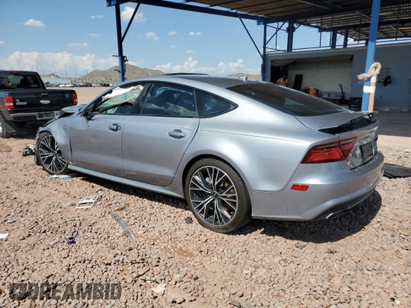 2017 Audi A7 Prestige with VIN WAU22AFC5HN126778, listed as a Copart auction lot 63405315 with Not provided miles and Salvage title. Bid and sale history available at DreamBid. Image 2.