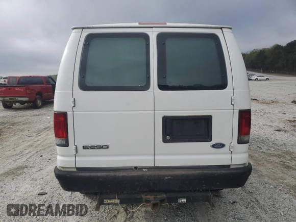 2006 Ford Econoline Cargo with VIN 1FTNE24W66HB42025, listed as a Copart auction lot 50987195 with 288,434 mi miles and Clean Title. Bid and sale history available at carsss.com. Image 6.