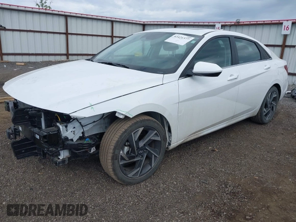 2024 Hyundai Elantra SEL with VIN KMHLS4DG6RU696600, listed as a IAAI auction lot 42421377 with 11,944 mi miles and . Bid and sale history available at DreamBid. Image 2.