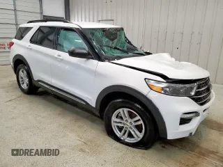 2023 Ford Explorer XLT z VIN 1FMSK8DH8PGB28324, wystawiony jako Copart lot #59229645 z przebiegiem 49 940 mil mil oraz Czysty tytuł • Clean title. Historia ofert i sprzedaży dostępna na DreamBid. Obrazek 4.