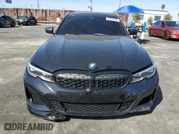 2021 BMW 3 Series M340i with VIN 3MW5U7J08M8C10288, listed as a Copart auction lot 47652205 with 39,866 mi miles and Salvage Title. Bid and sale history available at carsss.com. Image 5.