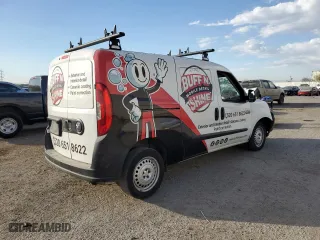 2020 Ram ProMaster City Cargo Van Tradesman with VIN ZFBHRFAB6L6P34013, listed as a Copart auction lot 82695384 with 0 mi miles and Salvage Title. Bid and sale history available at carsss.com. Image 3.