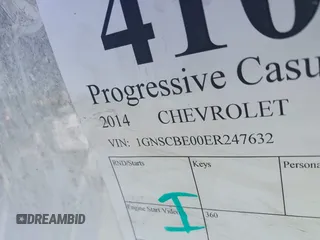 2014 Chevrolet Tahoe LT with VIN 1GNSCBE00ER247632, listed as a IAAI auction lot 41051307 with Not provided miles and . Bid and sale history available at DreamBid. Image 9.