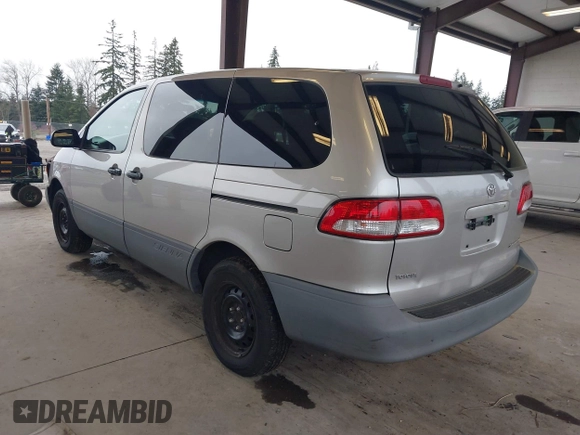 2001 Toyota Sienna CE with VIN 4T3ZF19C31U393059, listed as a IAAI auction lot 41809583 with 237,250 mi miles. Bid and sale history available at carsss.com. Image 3.