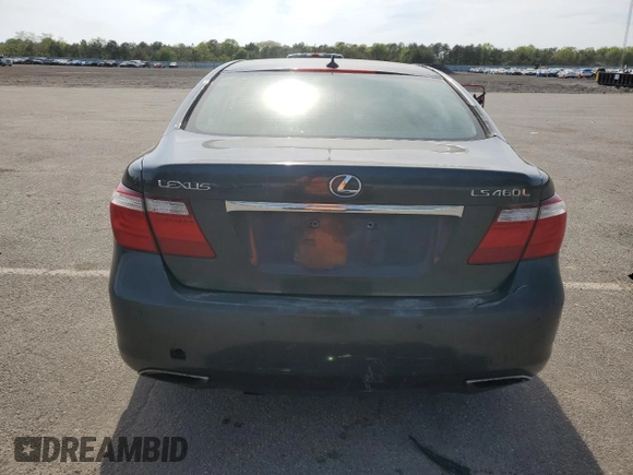 2008 Lexus LS 460 L with VIN JTHGL46F885030935, listed as a Copart auction lot 56921195 with 306,101 mi miles and Clean title. Bid and sale history available at DreamBid. Image 6.