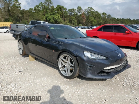 2017 Toyota 86 with VIN JF1ZNAA13H8709434, listed as a Copart auction lot 77629124 with 79,655 mi miles and Salvage Title. Bid and sale history available at carsss.com. Image 4.