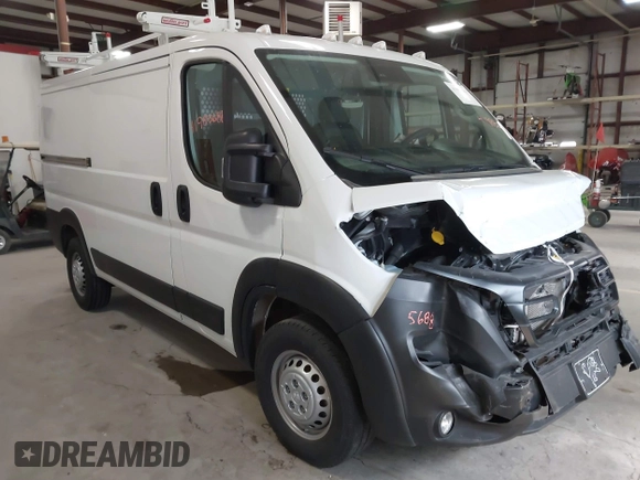2024 Ram ProMaster Cargo Tradesman with VIN 3C6LRVVG8RE129248, listed as a IAAI auction lot 41985688 with 15,770 mi miles. Bid and sale history available at carsss.com. Image 1.