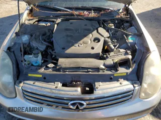 2003 Infiniti G35 w/Leather with VIN JNKCV51E83M016075, listed as a Copart auction lot 84657544 with 196,858 mi miles and Salvage Title. Bid and sale history available at DreamBid. Image 11.