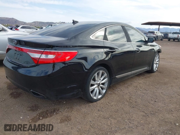 2013 Hyundai Azera z VIN KMHFH4JG8DA329143, wystawiony jako IAAI lot #41933036 z przebiegiem Nie podano mil oraz . Historia ofert i sprzedaży dostępna na DreamBid. Obrazek 4.