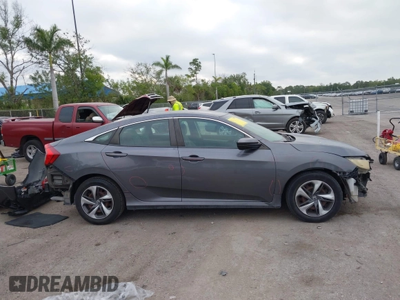 2019 Honda Civic Sedan LX with VIN 19XFC2F66KE024399, listed as a IAAI auction lot 42023498 with 50,173 mi miles. Bid and sale history available at carsss.com. Image 13.