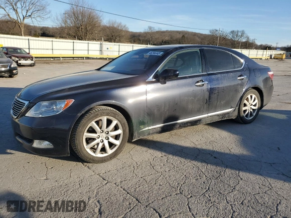 2008 Lexus LS 460 with VIN JTHBL46F085067469, listed as a Copart auction lot 46296345 with 191,298 mi miles and Non Repairable. Bid and sale history available at carsss.com. Image 1.