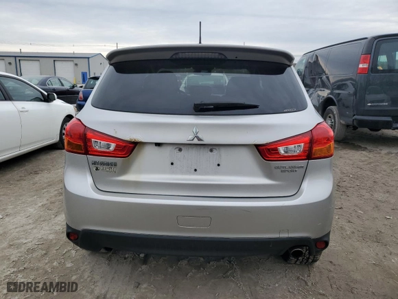 2014 Mitsubishi Outlander Sport SE with VIN 4A4AR4AU7EE012099, listed as a Copart auction lot 46673105 with 167,613 mi miles and Clean Title. Bid and sale history available at carsss.com. Image 6.