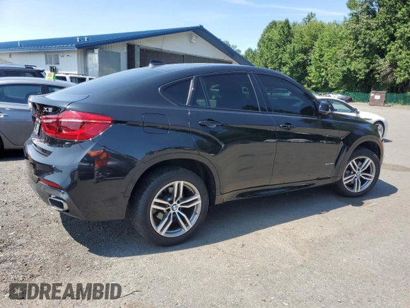 2018 BMW X6 xDrive35i with VIN 5UXKU2C55J0X51191, listed as a Copart auction lot 63567013 with 58,144 mi miles. Bid and sale history available at carsss.com. Image 3.