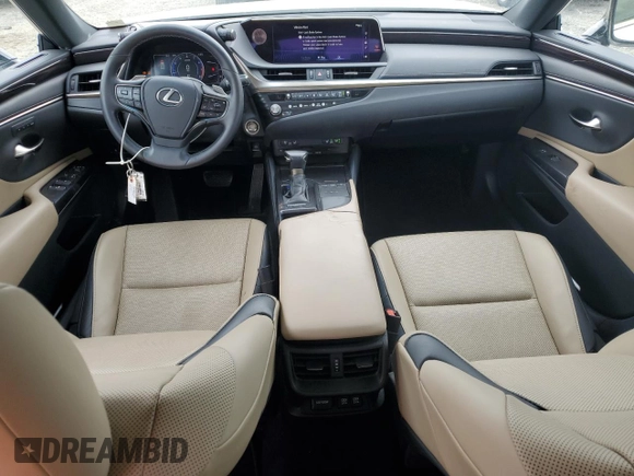 2021 Lexus ES 350 with VIN 58ADZ1B15MU098190, listed as a Copart auction lot 55865655 with 42,981 mi miles and Salvage Title. Bid and sale history available at DreamBid. Image 8.