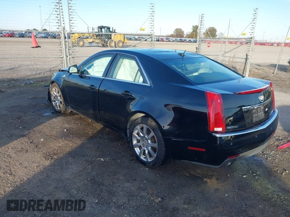2008 Cadillac CTS AWD w/1SB with VIN 1G6DT57V280175582, listed as a IAAI auction lot 41017186 with 139,062 mi miles. Bid and sale history available at carsss.com. Image 3.