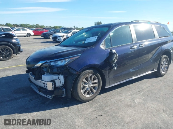 2023 Toyota Sienna XLE с VIN 5TDJSKFC6PS099555, выставлен на аукционе IAAI как лот 41743763 с пробегом 23 516 миль миль и . История ставок и продаж доступна на DreamBid. Изображение 22.