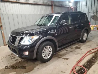 2017 Nissan Armada SV z VIN JN8AY2NC8H9502651, wystawiony jako Copart lot #58743655 z przebiegiem 230 036 mil mil oraz Czysty tytuł • Clean title. Historia ofert i sprzedaży dostępna na DreamBid. Obrazek 1.
