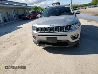 2021 Jeep Compass Altitude with VIN 3C4NJDBB3MT579230, listed as a Copart auction lot 58232705 with 12,355 mi miles and Salvage title. Bid and sale history available at DreamBid. Image 14.