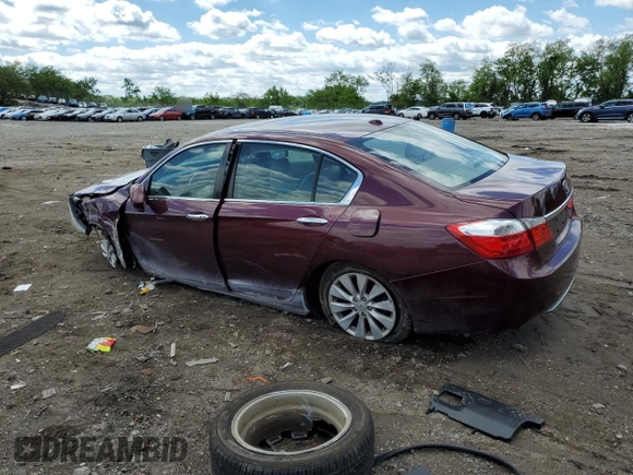 2015 Honda Accord EX-L with VIN 1HGCR2F80FA188373, listed as a Copart auction lot 55404475 with 130,961 mi miles and Salvage title. Bid and sale history available at DreamBid. Image 2.