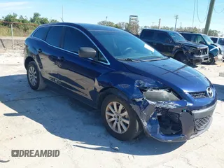 2011 Mazda CX-7 i SV with VIN JM3ER2AM5B0396865, listed as a IAAI auction lot 41418948 with 158,799 mi miles. Bid and sale history available at carsss.com. Image 1.