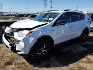 2017 Toyota RAV4 Hybrid SE with VIN JTMJJREV0HD099806, listed as a Copart auction lot 48512385 with 76,684 mi miles and Salvage Title. Bid and sale history available at carsss.com. Image 1.