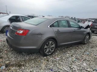 2012 Ford Taurus Limited with VIN 1FAHP2JWXCG105563, listed as a Copart auction lot 52372715 with 187,942 mi miles and Clean title. Bid and sale history available at DreamBid. Image 3.
