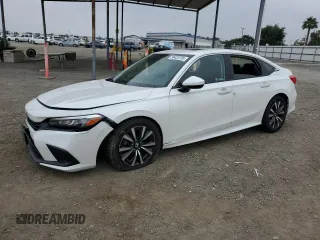 2022 Honda Civic EX z VIN JHMFE1F70NX008859, wystawiony jako Copart lot #58420705 z przebiegiem 52 652 mil mil oraz Szkoda całkowita • Salvage title. Historia ofert i sprzedaży dostępna na DreamBid. Obrazek 1.