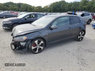 2015 Volkswagen Golf GTI S w/Performance Pkg with VIN 3VWY47AU3FM055868, listed as a Copart auction lot 74148414 with 67,032 mi miles and Salvage Title. Bid and sale history available at carsss.com. Image 1.