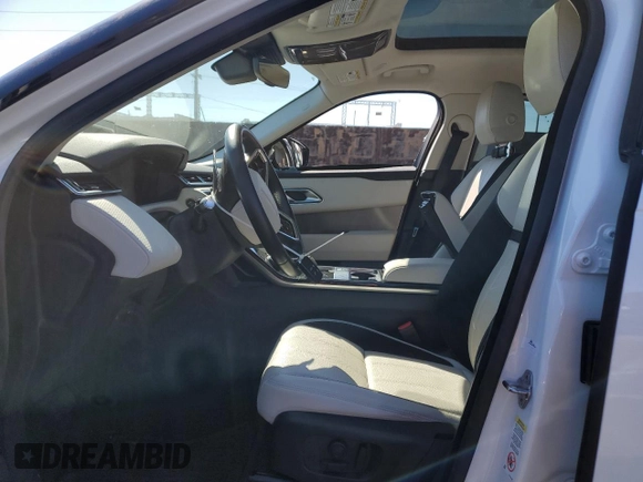 2023 Land Rover Range Rover Velar S with VIN SALYJ2EXXPA350668, listed as a Copart auction lot 50573235 with 20,216 mi miles and Salvage title. Bid and sale history available at DreamBid. Image 7.