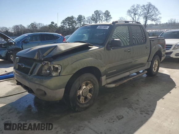 2001 Ford Explorer Sport Trac z VIN 1FMZU67E11UB85553, wystawiony jako Copart lot #43657605 z przebiegiem 285 404 mil mil oraz Szkoda całkowita • Salvage title. Historia ofert i sprzedaży dostępna na DreamBid. Obrazek 1.