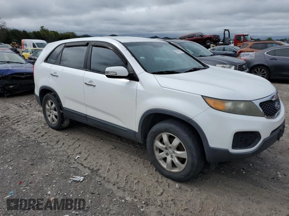 2011 Kia Sorento LX with VIN 5XYKT3A14BG022119, listed as a Copart auction lot 51996775 with 252,670 mi miles and Clean Title. Bid and sale history available at carsss.com. Image 4.